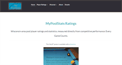 Desktop Screenshot of mypoolstats.com